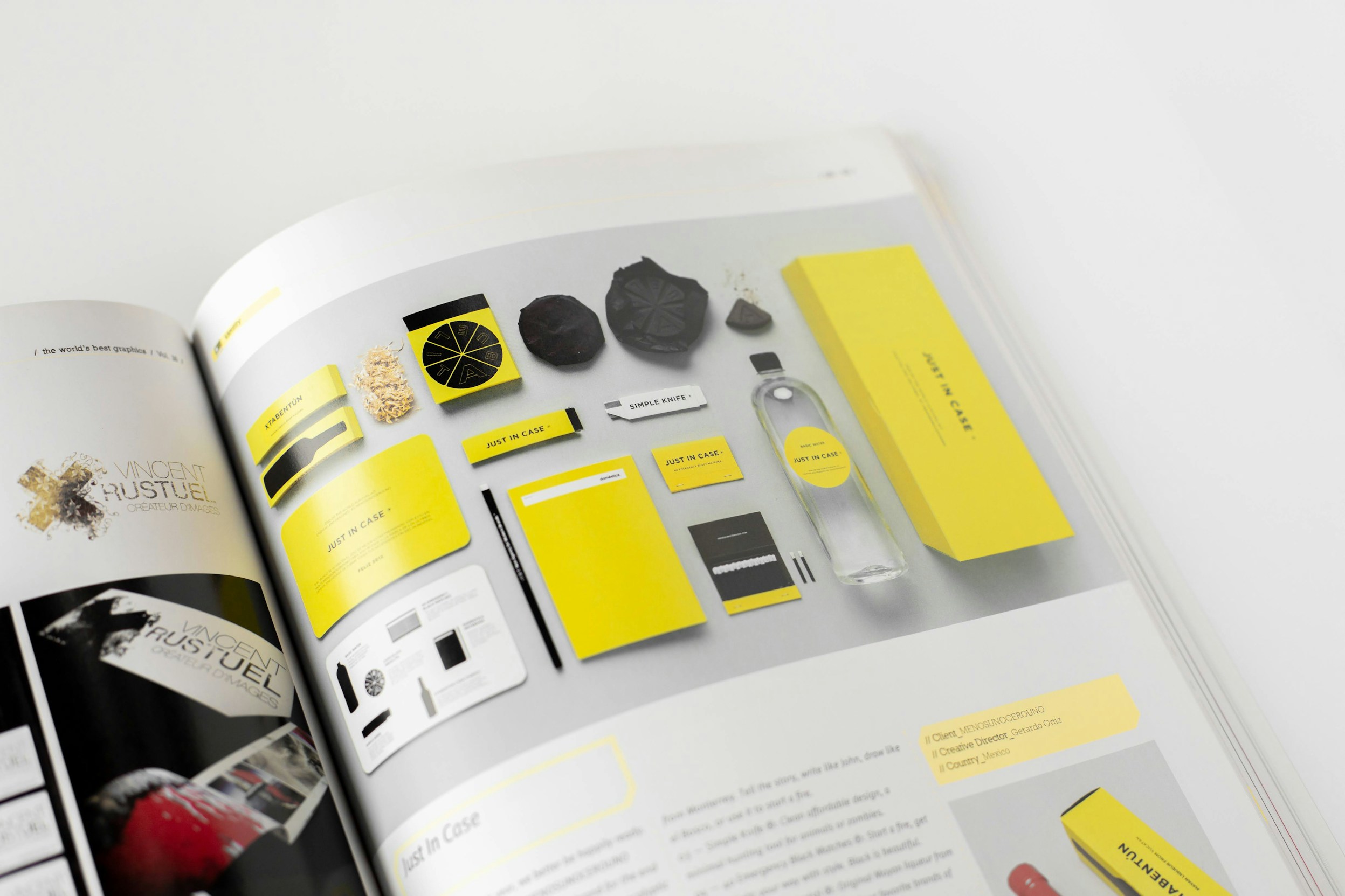 Branding materials showcase